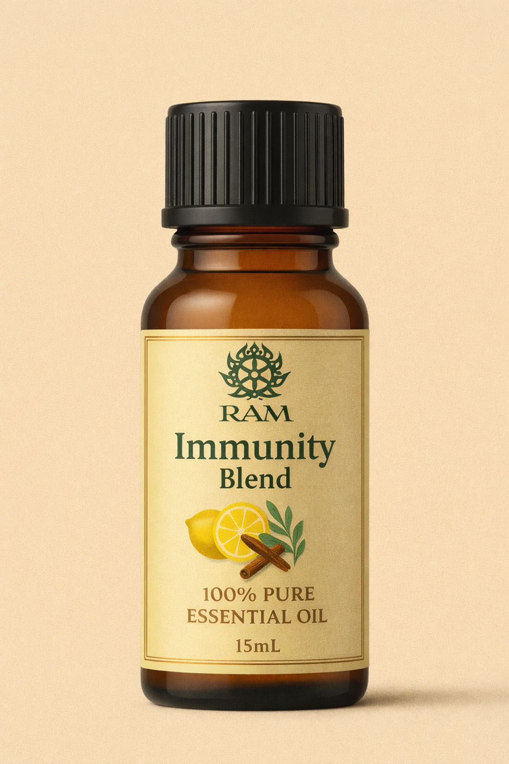 Ram Natural (3) Immunity Blend – 100% Pure Essential Oil (15ml) - Image 1